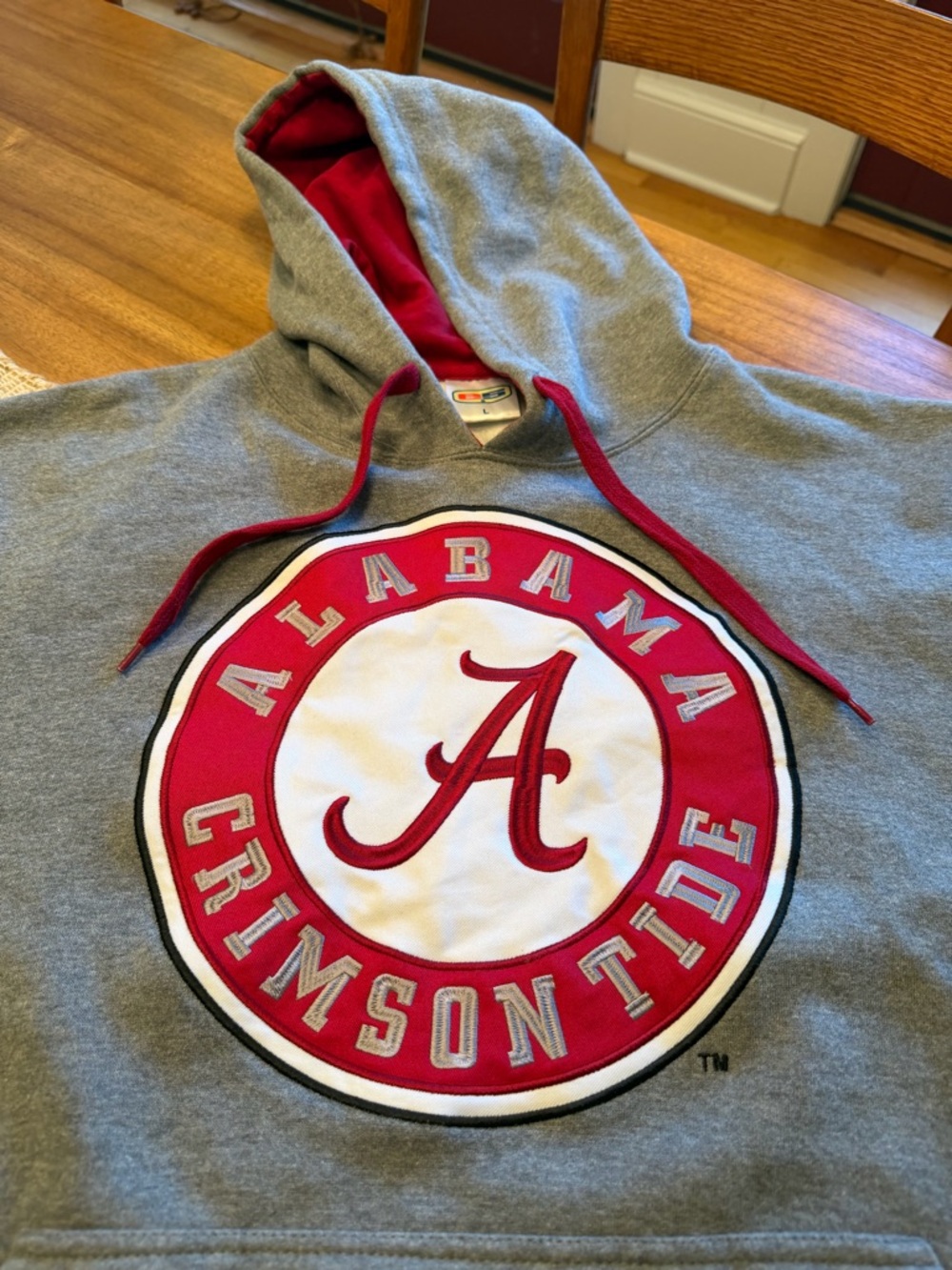 Alabama Crimson Tide Gray & Crimson Hoodie